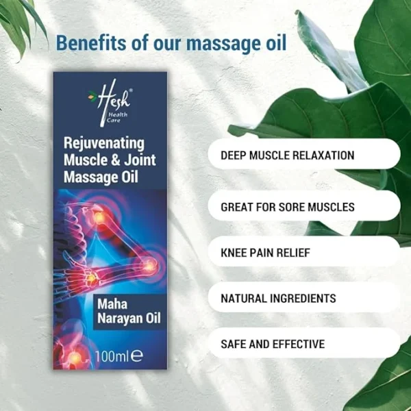 Hesh Mahanaryana Massage Oil 100ml - Image 5