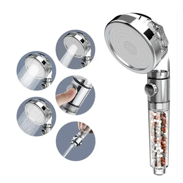 Mawans Eco stop 3 function Showerhead