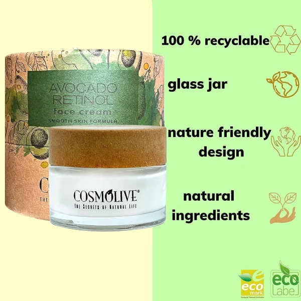 Cosmolive Face cream Avocado Retinol - 50ml - Image 4
