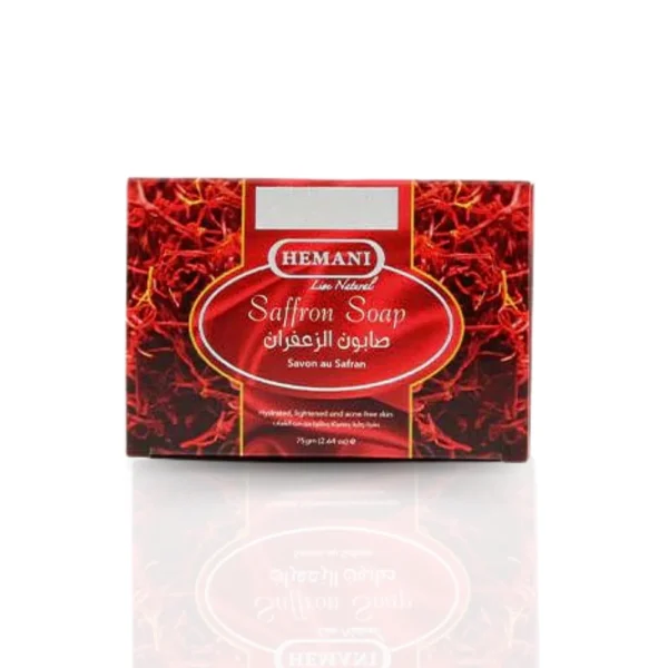 Hemani Saffron soap - 75g - Image 2