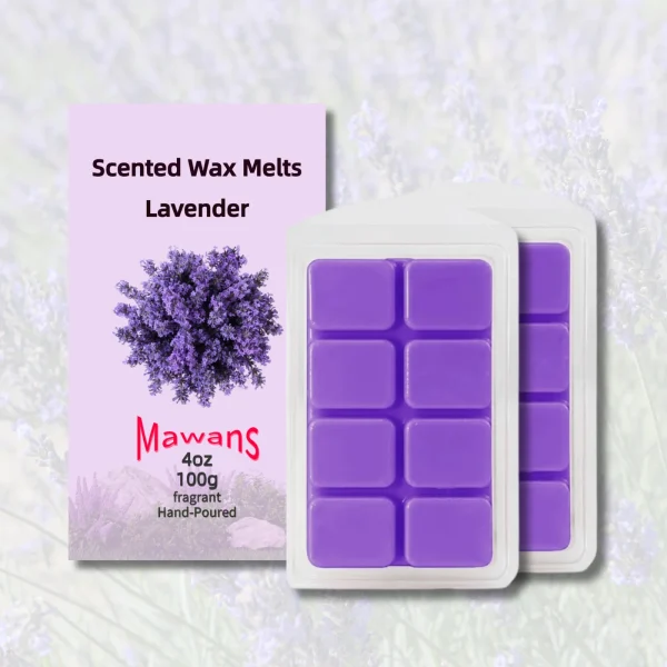Mawans Wax Melts 100% soy wax - 100g - Rose and Lavender (pack of 2)