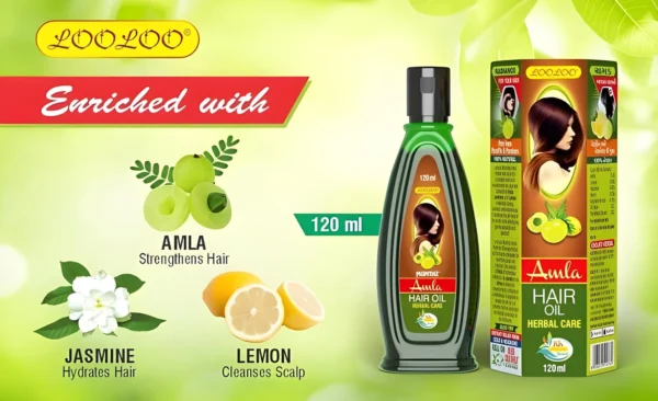 MUMTAZ AMLA HAIR OIL 120ML - Image 4
