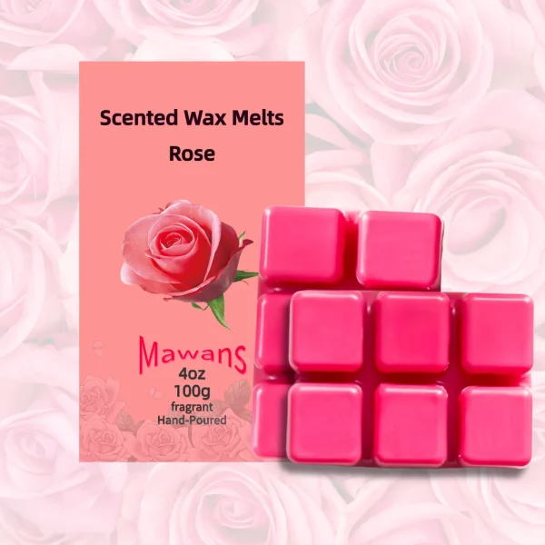 Mawans Wax Melts 100% soy wax - 100g - Rose and Lavender (pack of 2) - Image 5