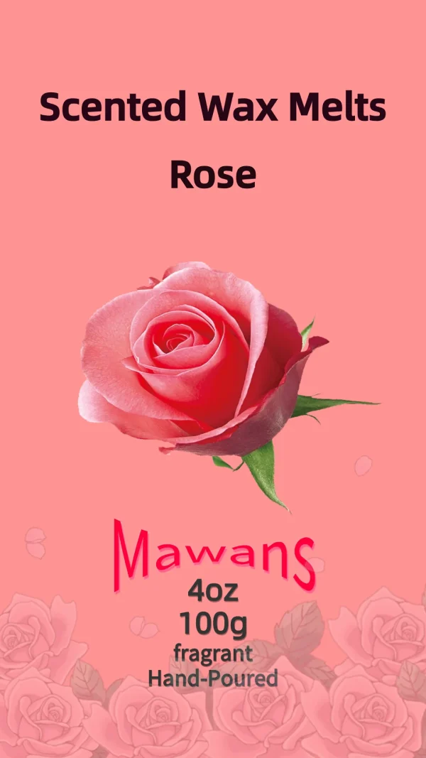 Mawans Wax Melts 100% soy wax - 100g - Rose and Lavender (pack of 2) - Image 6