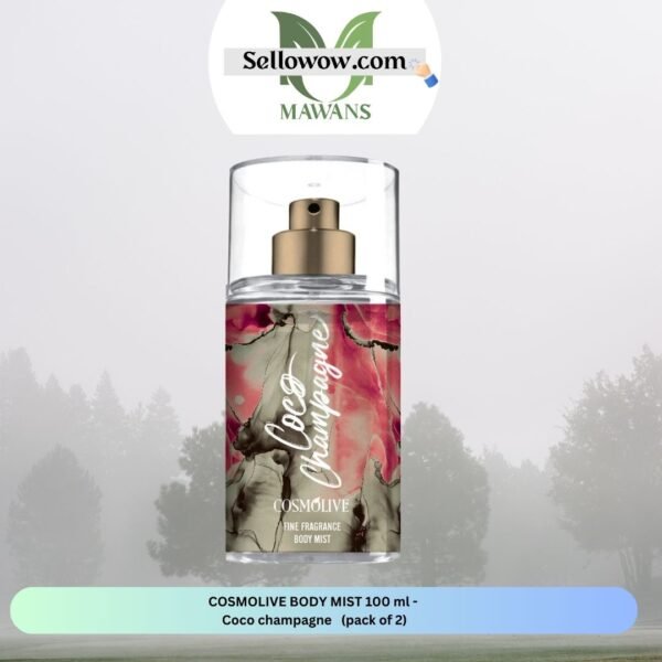 COSMOLIVE BODY MIST 100 ml -  Coco champagne (pack of 2)