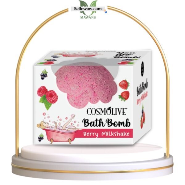 Cosmolive BATH BOMB 70 gr Pack of 2 - Lavender and Berry Milk Shake - Image 3
