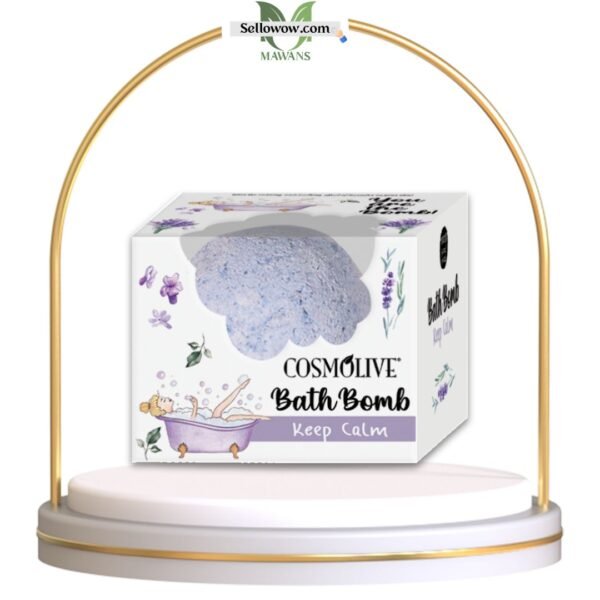 Cosmolive BATH BOMB 70 gr Pack of 2 - Lavender and Berry Milk Shake - Image 2