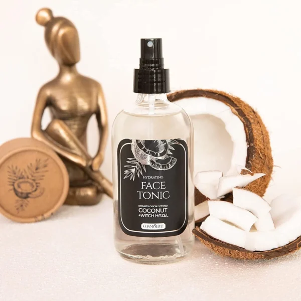 Cosmolive Hydrating Face Tonic with Coconut and Witch Hazel - 250ml - Image 3