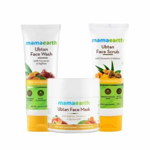 Mamaearth Ubtan Skincare Combo Face wash + Face Scrub + Face mask