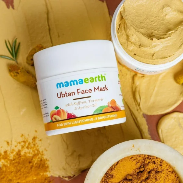 Mamaearth Ubtan Skincare Combo Face wash + Face Scrub + Face mask - Image 4
