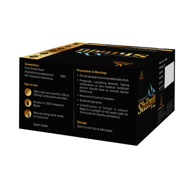 Virgo Shilajit Resin Pure Himalayan Shilajit, Rich in Fulvic & Humic Acid, Minerals - Immune System & Vitality Booster - Image 3