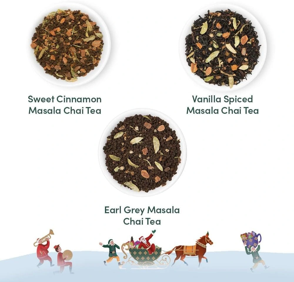 VAHDAM Christmas Teas (loose tea) - 3 Flavours - 30g each - Pack of 3 - Image 6
