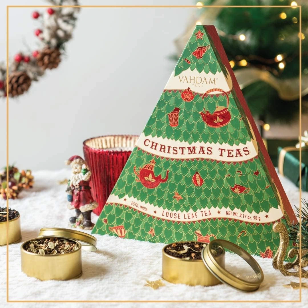 VAHDAM Christmas Teas (loose tea) - 3 Flavours - 30g each - Pack of 3 - Image 5